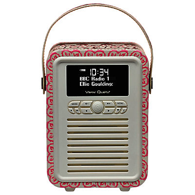 VQ Retro Mini DAB/FM Bluetooth Digital Radio, Emma Bridgewater Patterns Sampler